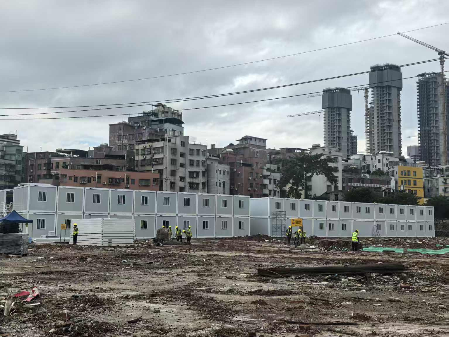 广州天河项目部打包箱-双层宿舍区施工进度.jpg